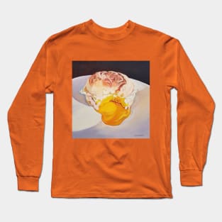 Egg Sandwich - food painting Long Sleeve T-Shirt